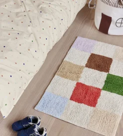 Tæpper|Gulvtæpper*OYOY Gulvtæppe - Chess Rug - 80x48 cm - Multi