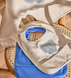 Hagesmække*OYOY Hagesmække - 2-pak - Erik Elephant - Beige/Blue