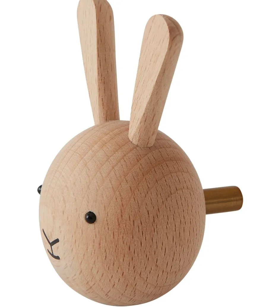 Knager*OYOY Knage - 8x4x4 cm - Mini - Rabbit - Natur