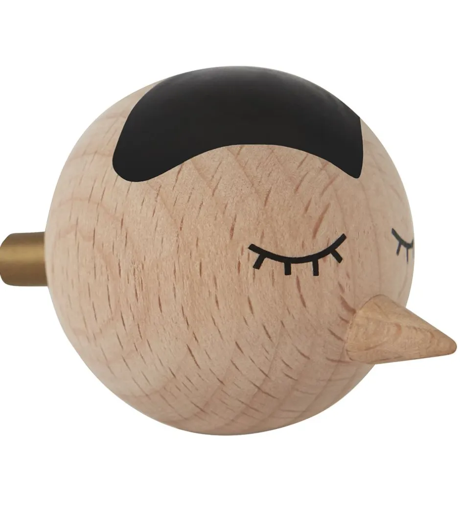 Knager*OYOY Knage - 4x4x4 cm - Mini - Penguin - Natur