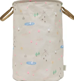 OYOY Opbevaringskurv - Deer & Duck - Large - Beige