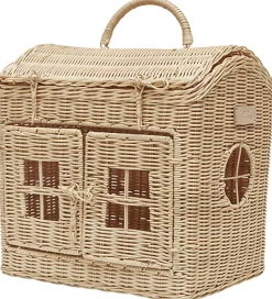 OYOY Opbevaringskurv - House - 33x25x34 cm - Nature