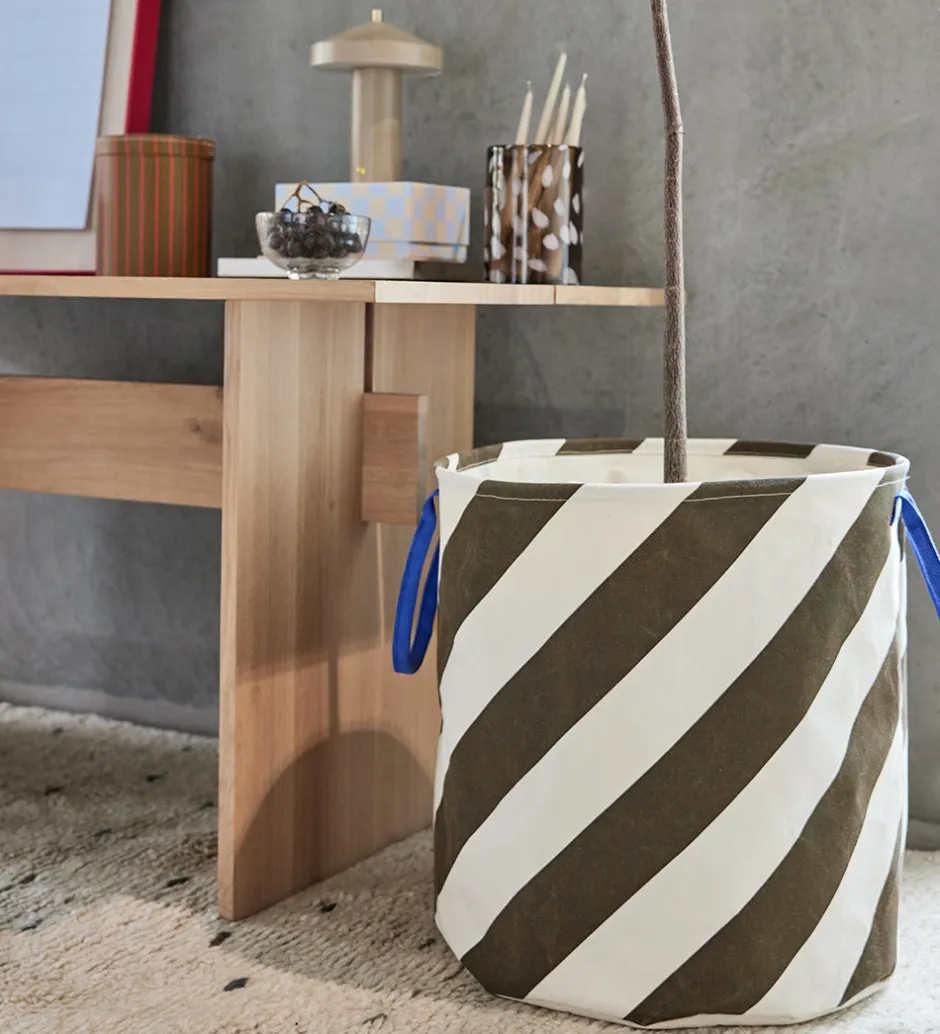 Kurve*OYOY Opbevaringskurv - Sakki - 52x54 cm - Choko