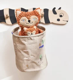 Kurve|Opbevaring*OYOY Opbevaringskurve - 2-pak - Foxy - Small - Beige/Blue
