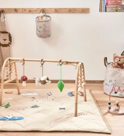 OYOY Opbevaringskurve - 2-pak - Deer & Duck - Small - Beige