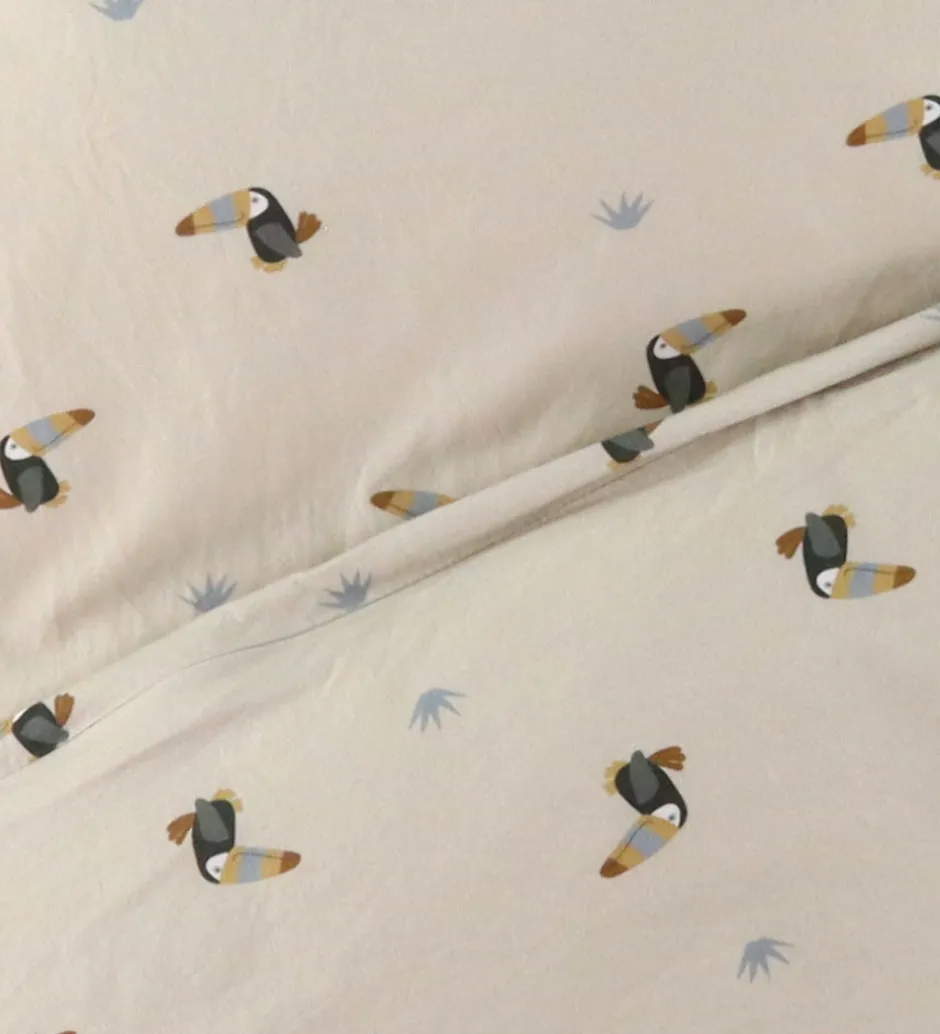 OYOY Sengetøj - Baby - Toucan - Clay