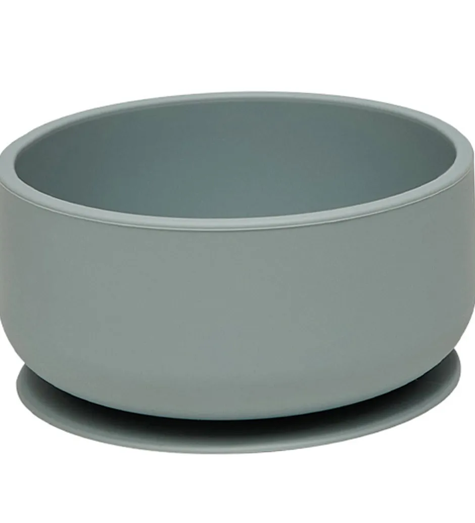 Skåle*OYOY Skål - Enkei Suction - Silikone - Dusty Blue