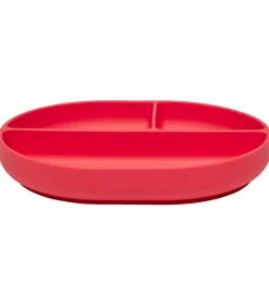 OYOY Tallerken - Enkei Suction - Silikone - Cherry Red