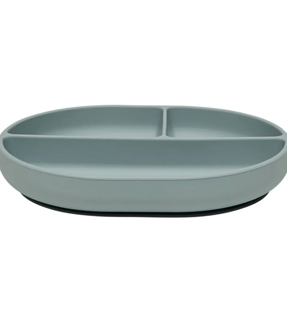 OYOY Tallerken - Enkei Suction - Silikone - Dusty Blue