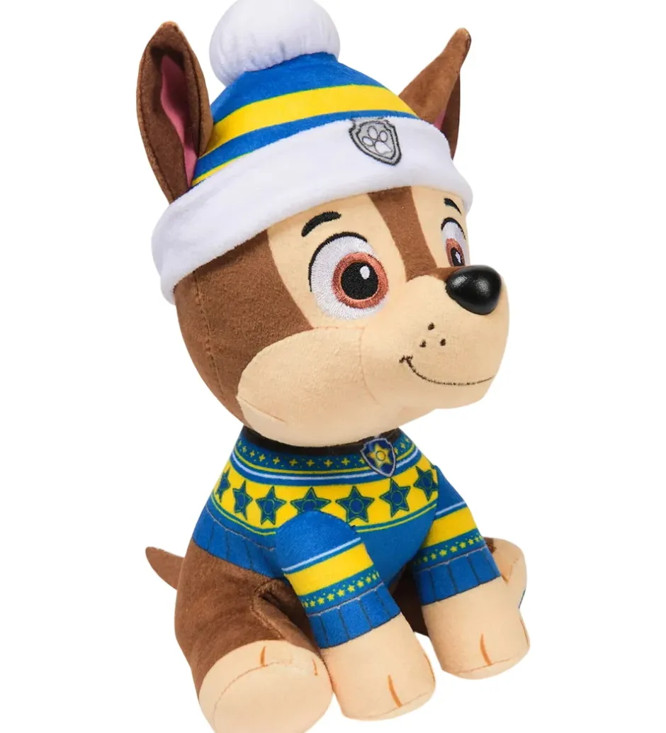 Bamser*Paw Patrol Bamse m. Lyd - Holiday Music - 20 cm - Chase