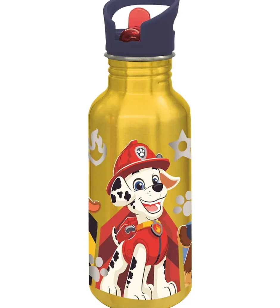 Drikkedunke|Drikkedunke*Paw Patrol Drikkedunk - 545 ml - Aluminum - Gul/Blå
