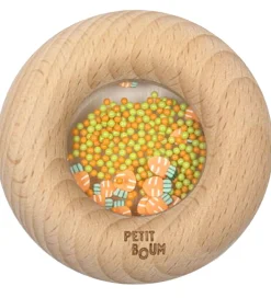 Trælegetøj|Aktivitetslegetøj*Petit Boum Sanselegetøj - Træ - Donut - Gulerødder
