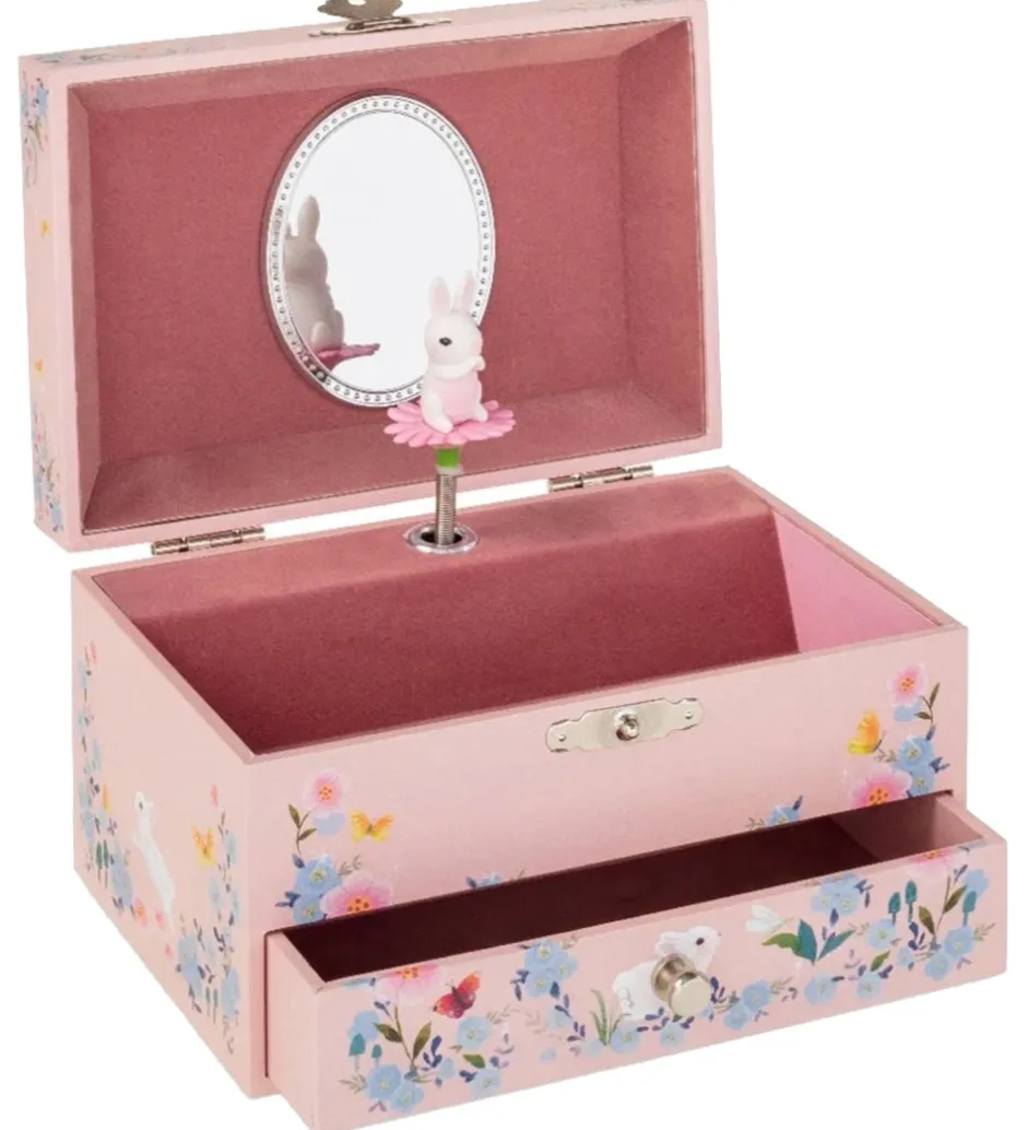 Smykkeskrin|Smykker*Petit Monkey Musikbox Rabbit - Beautiful Dreamer