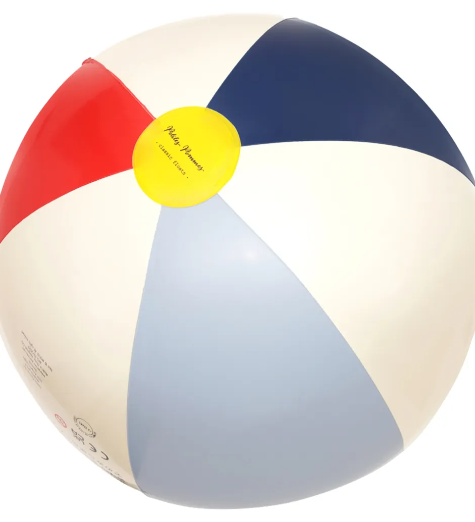 Strandlegetøj*Petites Pommes Badebold - 45 cm - Otto - Cannes/Nordic/Rød