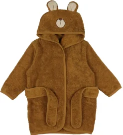 Badekåber*Pippi Baby Badekåbe - Almond m. Bjørn