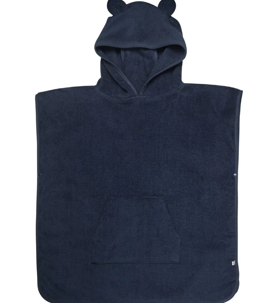 Babyhåndklæde- Og Poncho|Håndklæder*Pippi Baby Badeponcho - Dress Blues