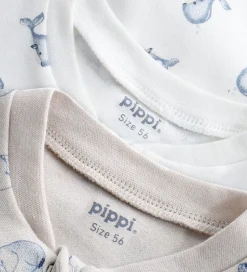 Børn Pippi Baby Heldragter - Natdragter - 2-pak - Flint Stone