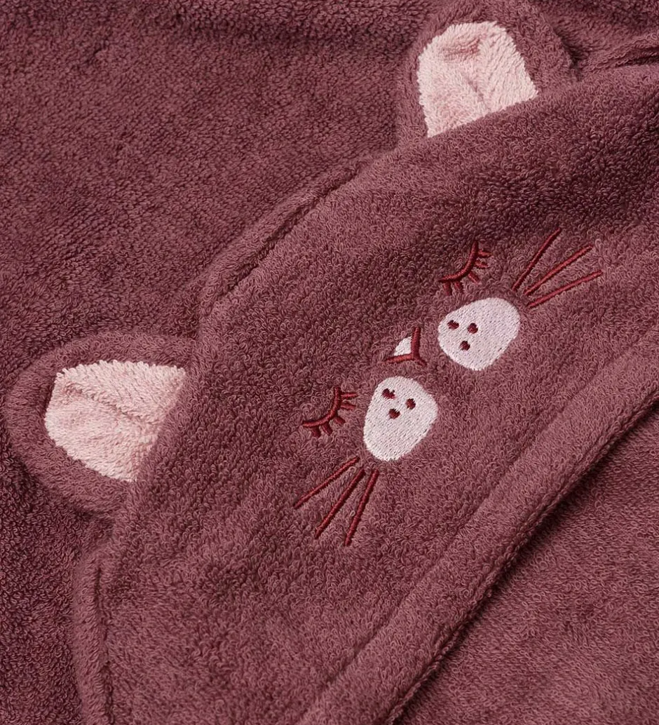 Babyhåndklæde- Og Poncho|Håndklæder*Pippi Baby håndklæde - 70x120 cm - Old Rose