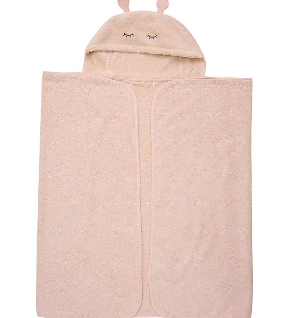 Babyhåndklæde- Og Poncho|Håndklæder*Pippi Baby håndklæde - 70x120 cm - Rose Dust