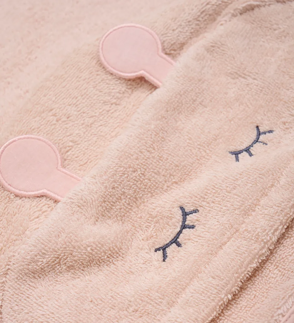 Babyhåndklæde- Og Poncho|Håndklæder*Pippi Baby håndklæde - 70x120 cm - Rose Dust