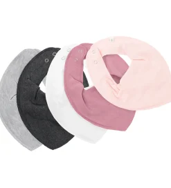 Savlesmække*Pippi Baby Pippi Savlesmæk - Spids - 5-pak - Mauve Orchid