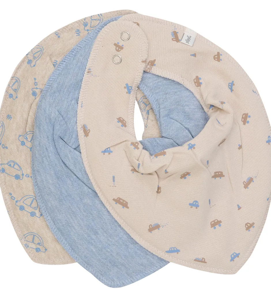 Pippi Baby Pippi Savlesmække - Spids - 3-pak - Blue Fog