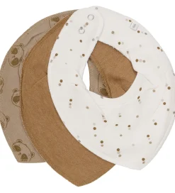Savlesmække*Pippi Baby Pippi Savlesmække - Spids - 3-pak - Marshmallow White