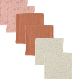 Stofbleer*Pippi Baby Pippi Stofbleer - 6 pak - 65x65 cm - Veiled Rose