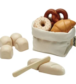 Legemad*PlanToys Brødsæt - Træ