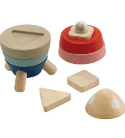 Stablelegetøj*PlanToys Trælegetøj - Stableraket - 11 Dele