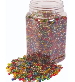 Perler*Playbox Perler - Glasperler Indfarvet - 4 mm - 500 g