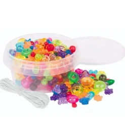 Perler*Playbox Perler - Transparente Blandet Perler - 180 Stk