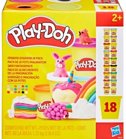 Modellervoks*Play-Doh Modellervokssæt - 18-pak - Imagine Anything