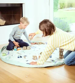 Legetæpper Og Legegulve|Opbevaringstæpper*Play&Go Legetøjstæppe - Ø: 140 cm - Animal Alphabet