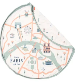 Play&Go Legetøjstæppe - Ø140 - Paris Map