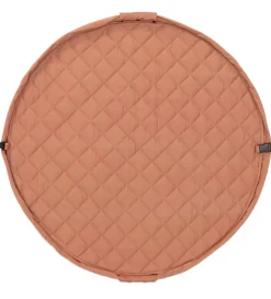 Play&Go Legetøjstæppe - Ø120 - Soft Organic - Tawny Brown