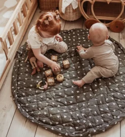 Legetæpper Og Legegulve|Tæpper*Play&Go Legetøjstæppe - Ø120 cm - Soft Organic - Bird