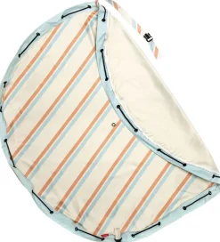 Opbevaringstæpper*Play&Go Legetøjstæppe - Outdoor - Ø140 cm - Stripes