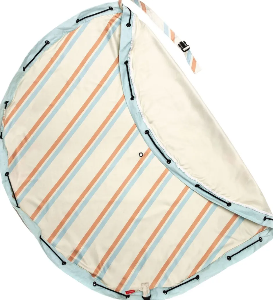 Opbevaringstæpper*Play&Go Legetøjstæppe - Outdoor - Ø140 cm - Stripes