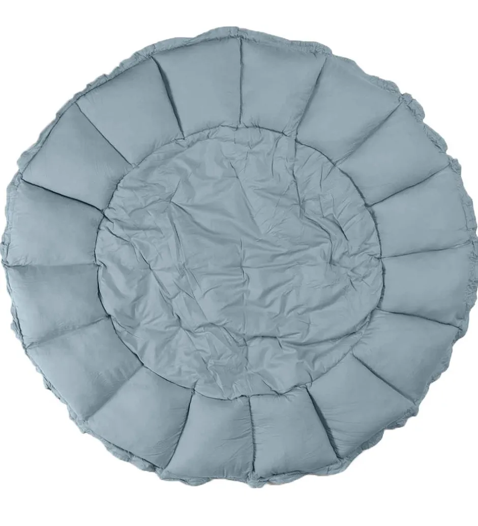 Play&Go Legetæppe - 3-i-1 - Ø130 cm - Dusty Blue