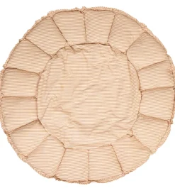 Play&Go Legetæppe - 3-i-1 - Ø130 cm - Bloom Stripes Brown