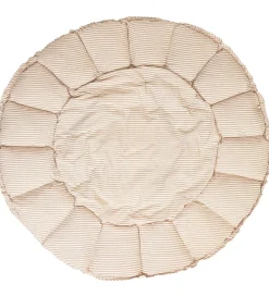 Play&Go Legetæppe - 3-i-1 - Ø130 cm - Bloom Stripes Blue