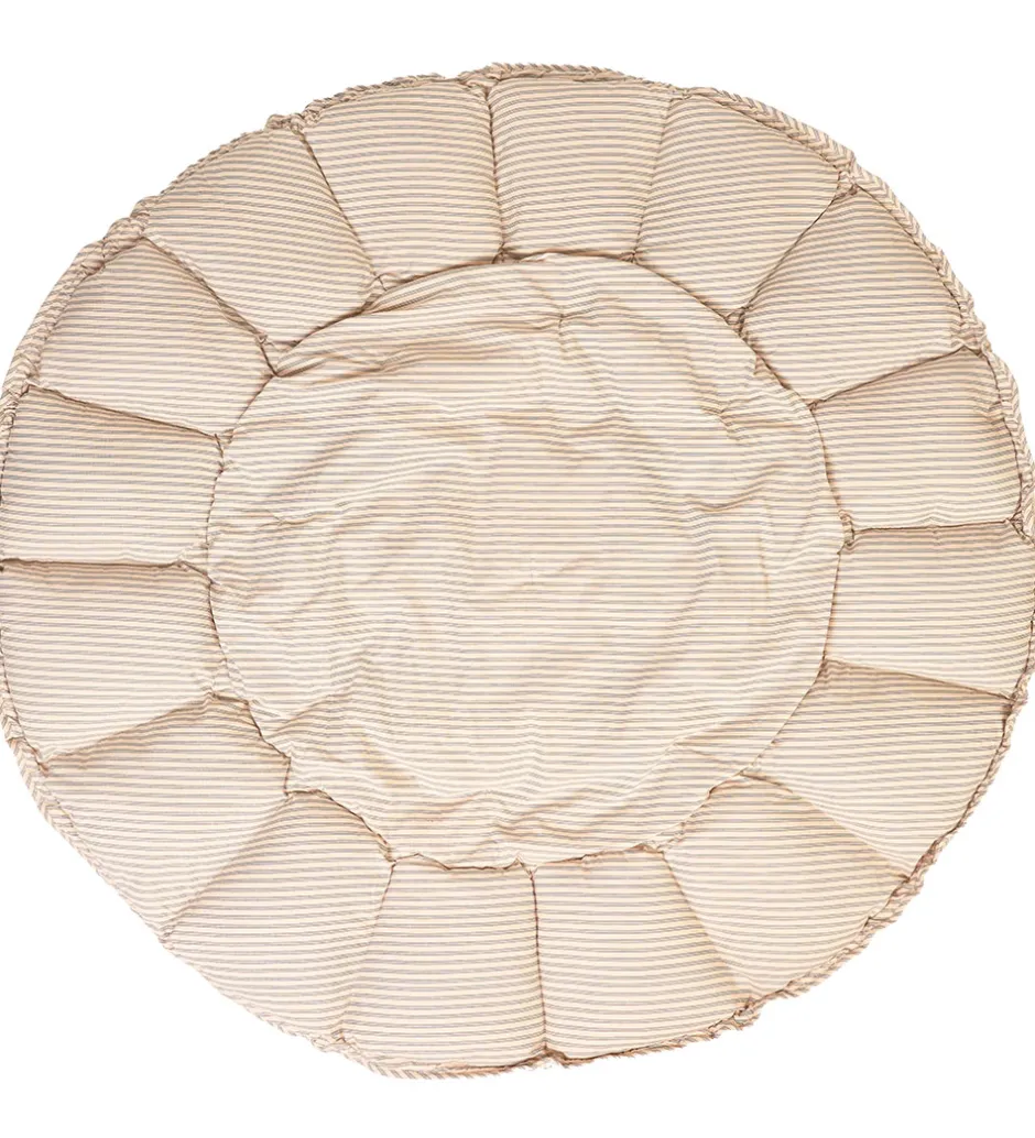 Play&Go Legetæppe - 3-i-1 - Ø130 cm - Bloom Stripes Blue