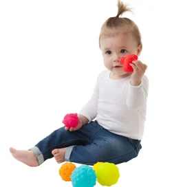 Bolde*Playgro Sansebolde - 6 stk - Multifarvet