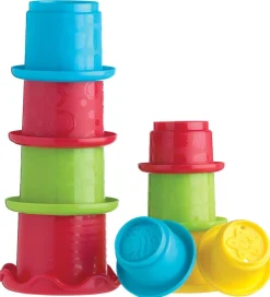 Stablelegetøj*Playgro Stablelegetøj - Stabelkopper - 9 stk - Multifarvet