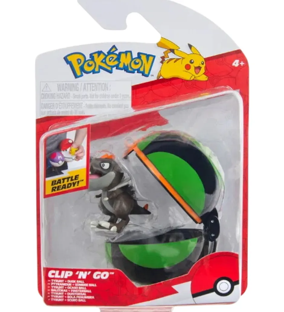 Figurer*Pokémon Figur - Clip 'N' GO - Tyrunt m. Dusk Ball