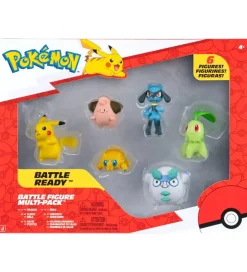 Figurer*Pokémon Figurer - 6-Pak - Battle Figure