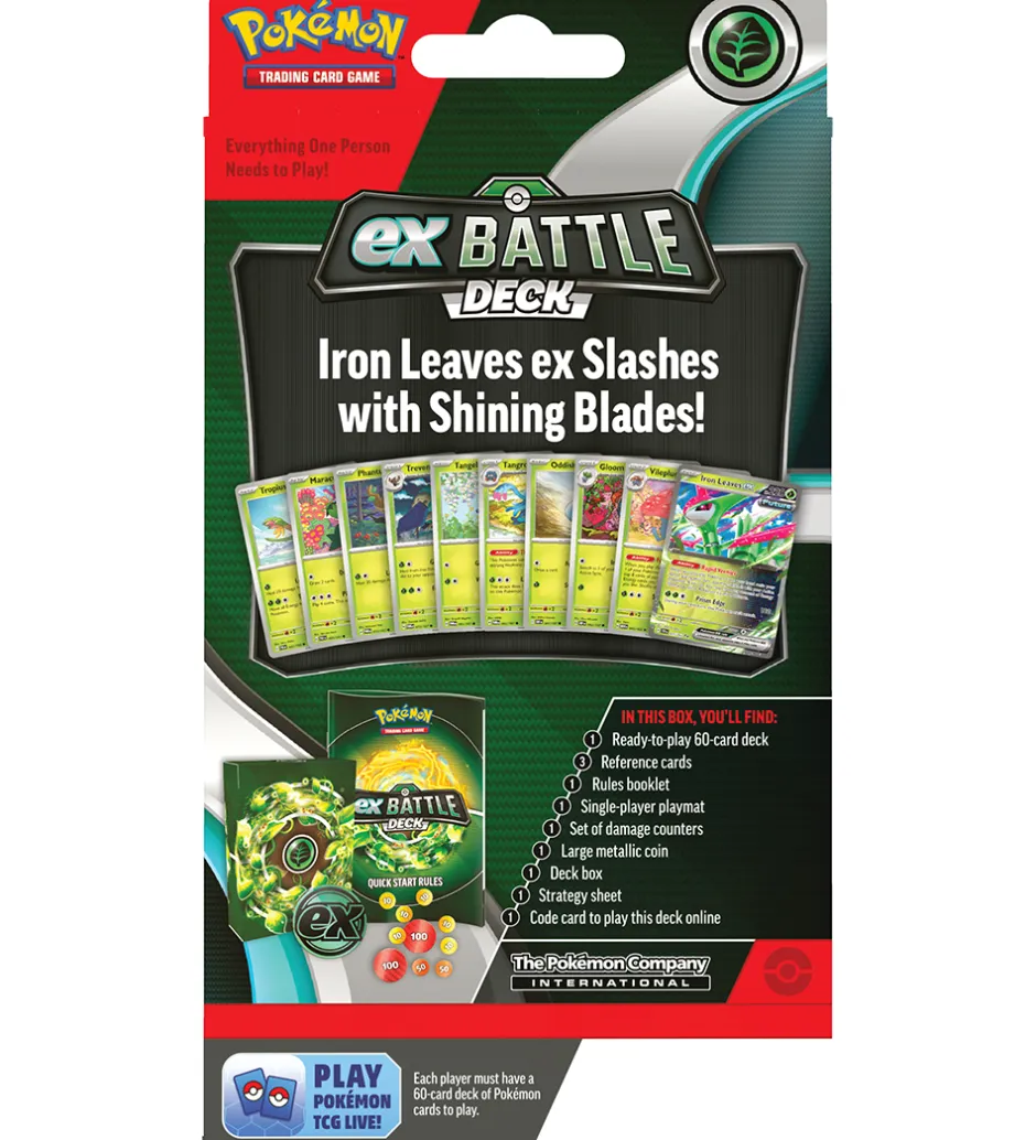 Pokémon Samlekort - Battle Deck - Iron Leaves ex