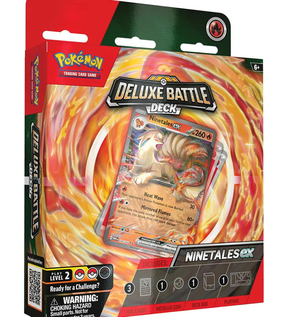 Samlekort*Pokémon Samlekort - Deluxe Battle Deck - Ninetales ex