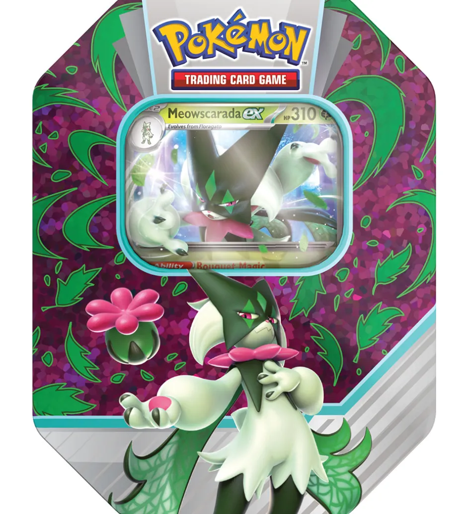 Samlekort*Pokémon Samlekort - Paldea Partners Tin - Meowscarada EX